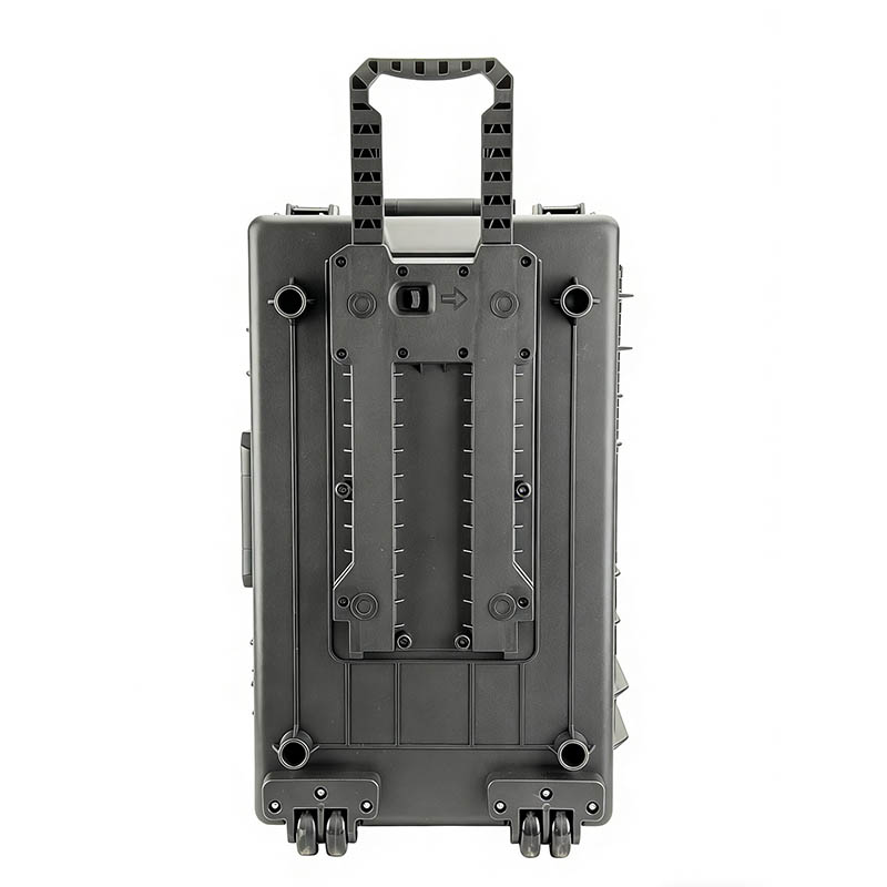 Felszerelt kemény doboz teleszkópos húzórúddal