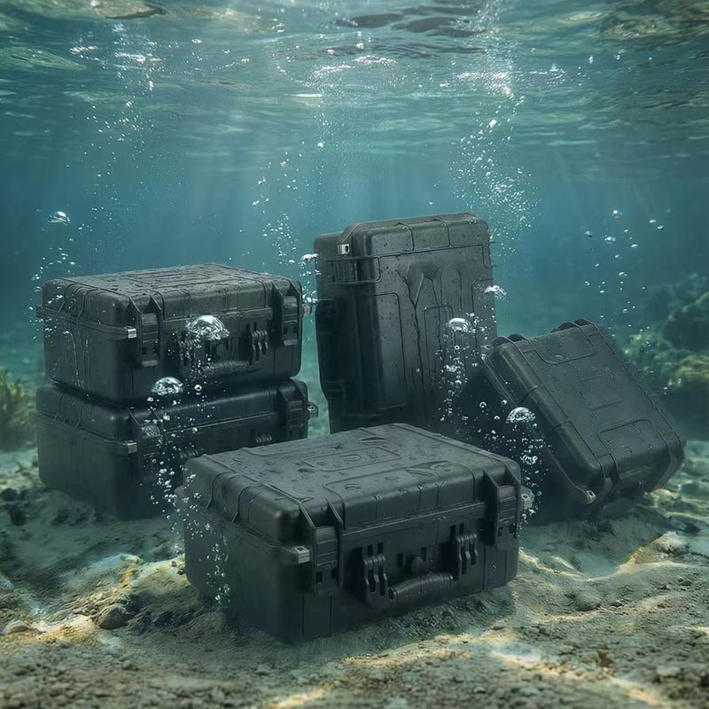 Teljesen légmentes por- és vízálló kemény doboz