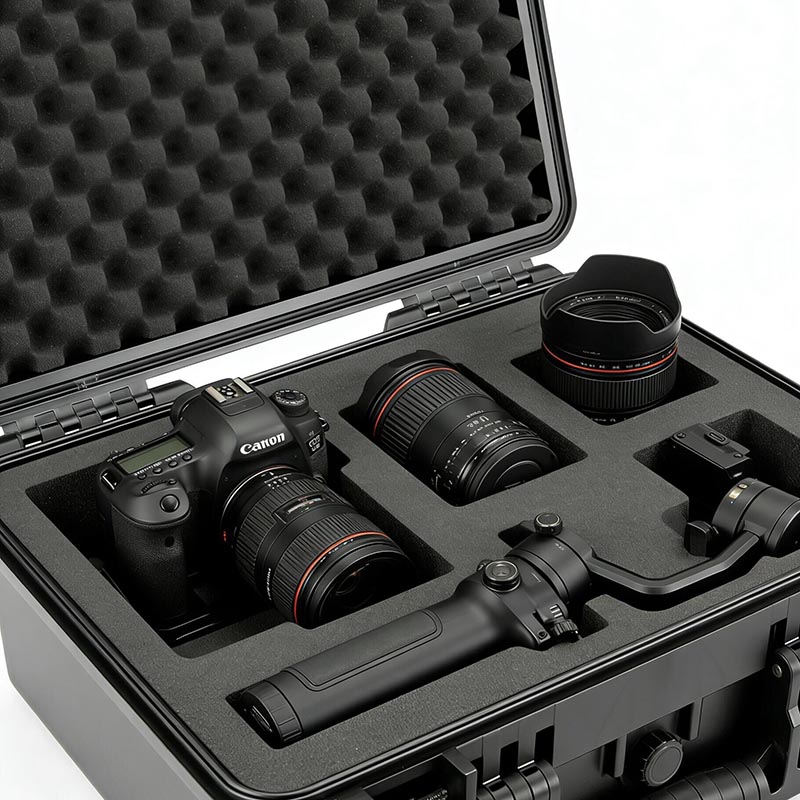 Műanyag készülékház habbal